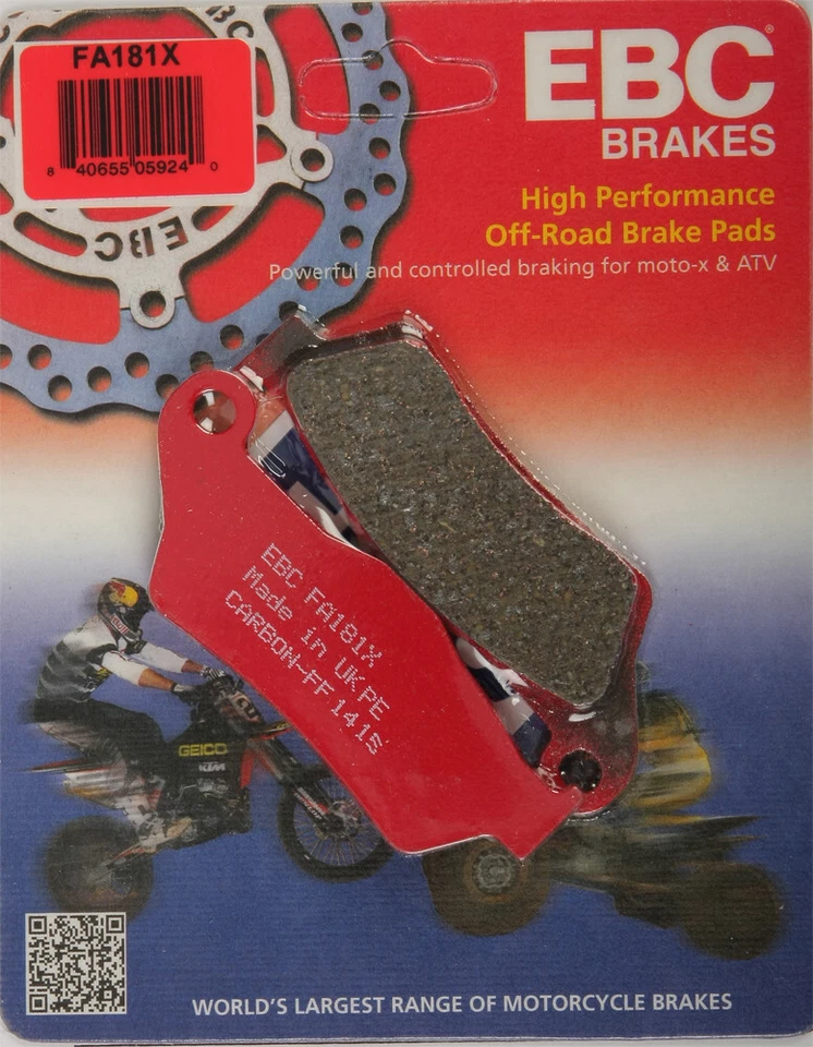 EBC 2001-2008 FE 650E Husaberg BRAKE PADS FA181X - Image 1 of 1