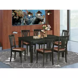7 Pcs Dining set -Table and 6 Kitchen Chairs - Picture 1 of 4