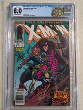UNCANNY X-MEN #266 X-Factor #6 CGC 8.0 NEWSSTAND LOT 1ST GAMBIT 1st APOCALYPSE