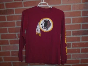WASHINGTON REDSKINS BOYS LONGSLEEVE TSHIRT SIZE LARGE 10/12 - Picture 1 of 4
