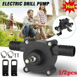 Electric Hand Drill Drive Self Priming Water Pump Oil Fluid Transfer Pumps Tool - Picture 1 of 11