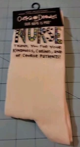 Cuppa Doodles Brand: Unisex "Nurse" Socks - Brand New With Free Shipping - Picture 1 of 8