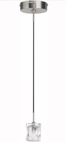 Quorum 3w 1-Light Pendant Satin Nickel 1352-1-65 - Picture 1 of 1