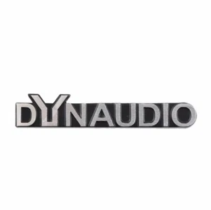 DYNAUDIO Speaker Replacement Brushed Aluminum Badge Emblem - VW Volvo Bugatti - Picture 1 of 6