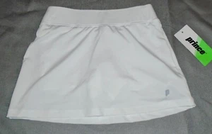 NWT PRINCE GIRL'S YOUTH WHITE TENNIS SKIRT / SHORTS / SKORT Size: SMALL / 8-9 - Picture 1 of 3