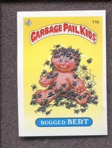 1985 Garbage Pail Kids UK Minis - Bugged Bert #11b - Picture 1 of 2