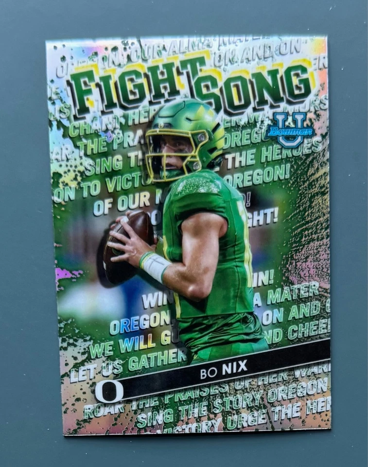 2022 Bowman's Best University Football base cards and inserts w/variants - Image 1 of 1