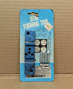 Vintage Royal Tools Wire Forming Tool #335 Blue With Pins 1981 NEW - Picture 1 of 3