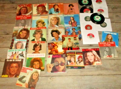 Sheila-Gros lot-Originaux d époque et autres-34 Vinyles-Bien lire l annonce! - Photo 1/4