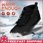 Winter Hiking Sneakers Non-Slip Outdoor Trekking Climbing Ankle Boots (Black 38)