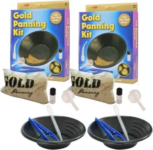 Gold Panning Kit, Pack Of 2 Gold Mining Kit, Science Experiments For Kids - Picture 1 of 5