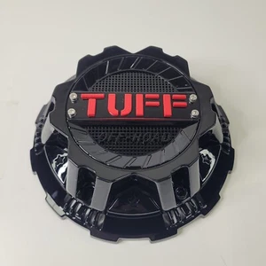 TUFF A.T. Wheels TUFF-6-UP  LG1612-13 Gloss Black/Red Custom Wheel Center Cap - Bild 1 von 11