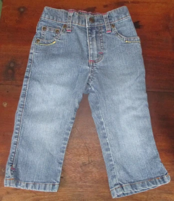 Pantalones de mezclilla Lee azules talla 5S talla infantil abertura de pierna corta estilo capri Foto 1 de 4