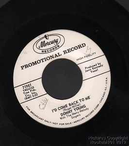 Hear 1963 Donny Young (Johnny Paycheck) DJ 45 - I'd Come Back to Me - Picture 1 of 2