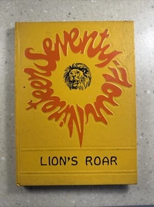 1974 Liberty Union High School Baltimore, Ohio Original Yearbook "Lions Roar" - Picture 1 of 17