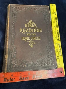 1888 Bible Readings For The Home Circle Bible Beautiful Hard Cover - Imagen 1 de 17