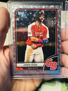 JADEN RUDD GB 2023 TOPPS WORLD BASEBALL CLASSIC #89 CRACKED ICE FOIL 16/99 - Picture 1 of 2