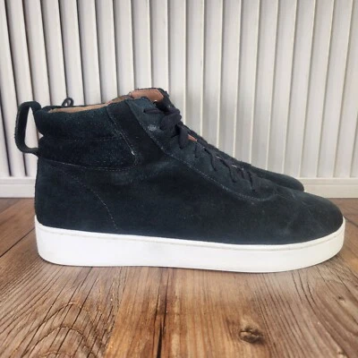 Vionic Jenning Womens Size 9 Black Suede High Top Side Zip Sneakers Shoes Boots - Image 1 of 4