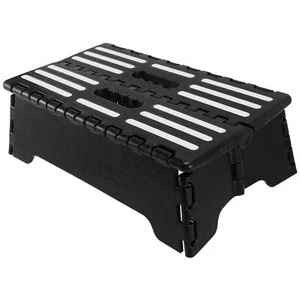 Non-Slip Small Step Compact Folding Flat Step Stool Heavy Duty Portable 7632 - Picture 1 of 9