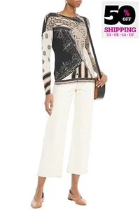 RRP €1010 ETRO Cashmere & Silk Cardigan IT40 US4 UK8 S Floral Thin Made in Italy - Picture 1 of 6