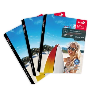 Brillo de papel fotográfico premium 150 Sh Koala 8,5x11 250 g semibrillo para Canon Epson - Imagen 1 de 10