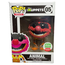 Funko POP! Muppets Vinyl Figure - ANIMAL (Flocked) #05 *Exclusive* - NM/Mint