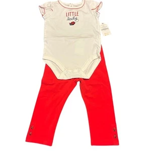 Neu mit Etikett Gymboree Little Lady Bug Einteiler und Hose Outfit Mädchen Größe 6-12 Monate - Bild 1 von 5