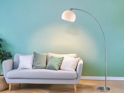 Arc Lamps Design Classics Large Projection Arc Floor Lamps for Dining Table Curved - Image 1 of 4