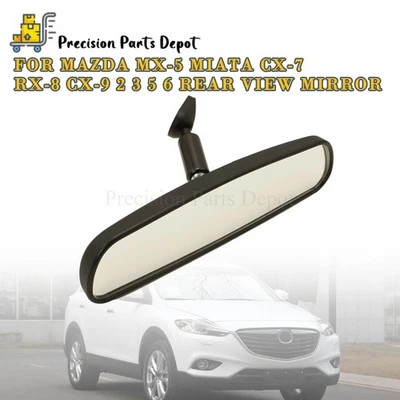 NEW B37F-69-220C For Mazda MX-5 Miata CX-7 RX-8 CX-9 2 3 5 6 Rear View Mirror US Foto 1 de 4