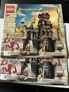 Lego 7947 Kingdoms Prison Tower Rescue Instruction Manuals 1 & 2 Only - No Brick - Picture 1 of 15