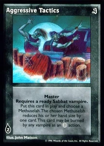 Aggressive Tactics [Sabbat set] - VTES card - Foto 1 di 2