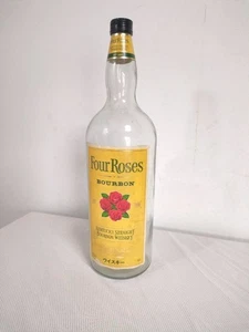 FOUR ROSES Extra Large Big Size 4.5 Liter Empty Bottle Used From Japan - Foto 1 di 7