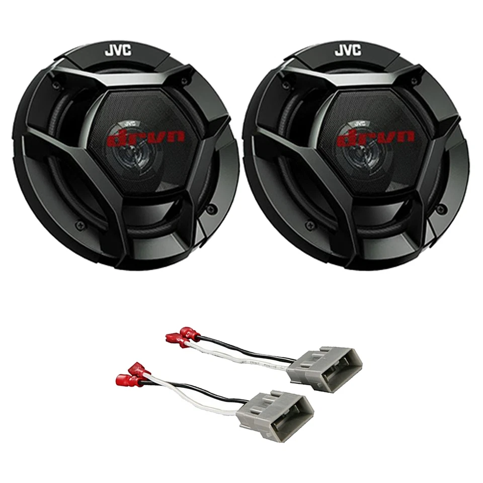 Altavoces automáticos JVC 6,5" 300W Max (par) con 2 conectores (Honda/Acura 1991-up) Foto 1 de 4