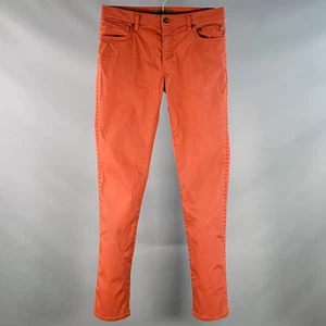 JOHN VARVATOS Jeans Größe 32 Ziegel Baumwollmischung Knopfleiste - Bild 1 von 7