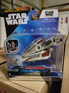 Star Wars Micro Galaxy Squadron Mace Windu's Jedi Starfighter Chase - Picture 1 of 2