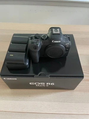 Canon EOS R6 Mark II 24.2 MP Digital Camera- Black (Body Only) - Image 1 of 4