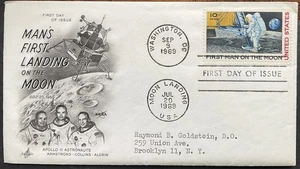 Advertising FDC Ayerst Labs C76 1st Man on the Moon - Picture 1 of 3