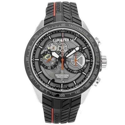 Reloj Graham Silvertone RS Skeleton 2STAC1.B01A - Inventario 8130 Acero Inoxidable Foto 1 de 4
