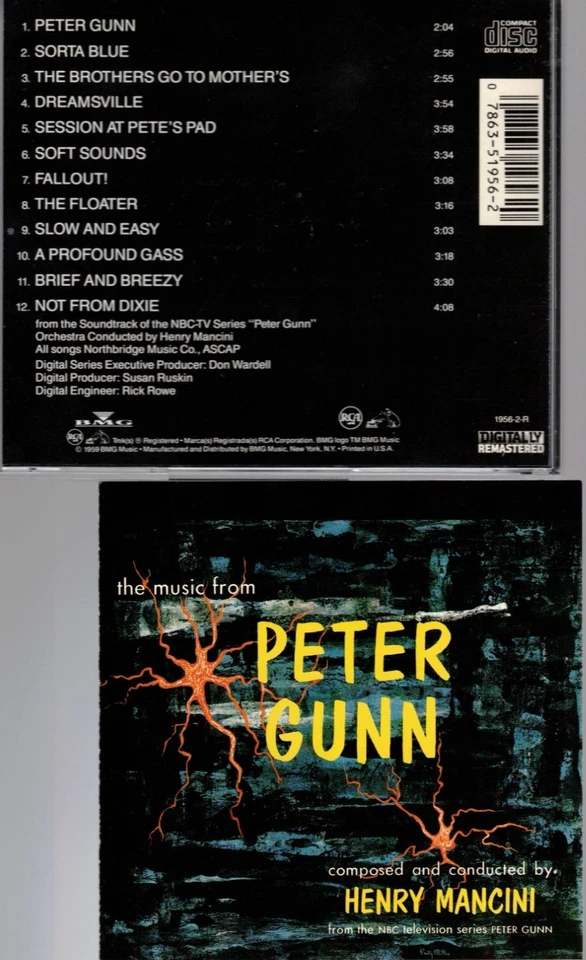 RCA cd Music From Peter Gunn Henry Mancini soundtrack like new Foto 1 de 1