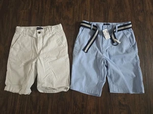 pantaloncino chino ragazzo bianco e blu taglia 10 - Foto 1 di 3