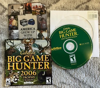 Cabela's Big Game Hunter: 2006 Trophy Season Disc Only Plus Booklet - Image 1 of 3