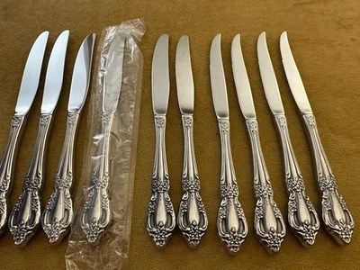 4 facas de jantar Oneida Raphael Distinction aço inoxidável serrilhado + (6) - Imagem 1 de 4