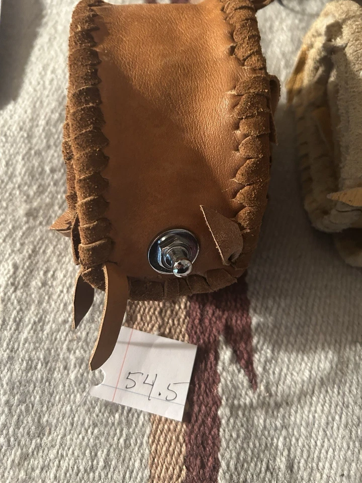 Handmade Leather Navajo Style Guitar Strap. - Image 1 of 1