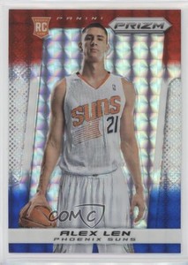 2013-14 Panini Prizm Red White & Blue Mosaic Prizm Alex Len #262 Rookie RC