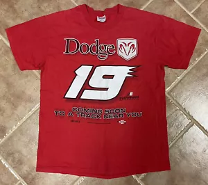 Vintage 2001 Casey Atwood Dodge #19 Return To NASCAR Shirt Mens M Evernham - Picture 1 of 7