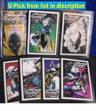 1992 Ghost Rider Glow in the Dark insert  Comic Images Marvel U-Pick-1