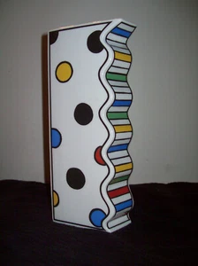 Vintage 80er Jahre Thomas Germany Atelier Collection Op Art Keramik Vase TOP - Bild 1 von 12