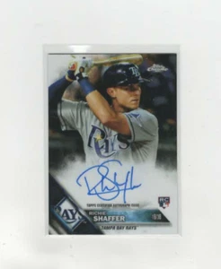 2016 Topps Chrome Rookie Auto Richie Shaffer #RA-RSH Rookie Auto RC - Picture 1 of 2