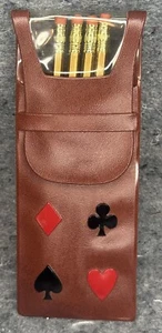 Vintage Mascot Pencils (4) Diamonds/Spades/Hearts/Clubs case bridge  - Picture 1 of 4