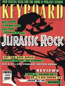 KEYBOARD magazine AL KOOPER January 1994 JON LORD FELIX CAVALIERE JURASSIC PARK - Picture 1 of 1